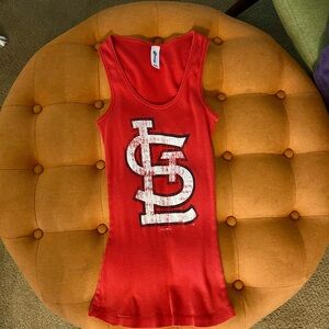 5th & Ocean Red Tank Top